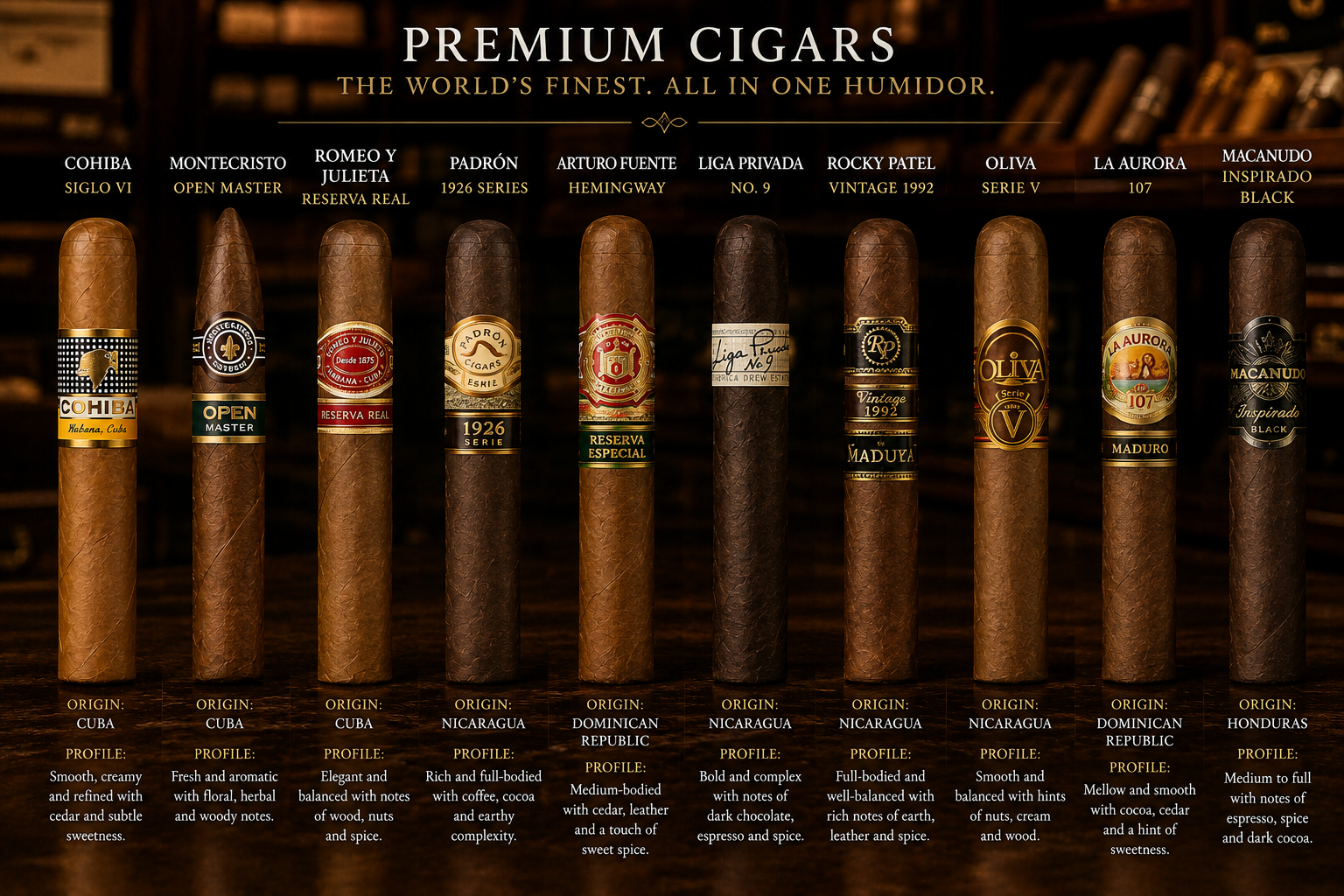 mixed cigars