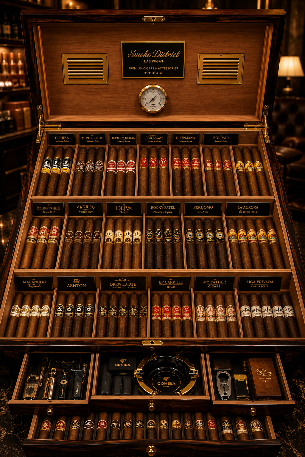 humidor selection